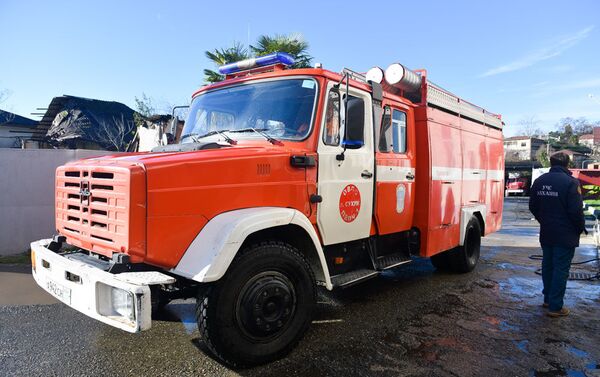 Работа пожарной службы - Sputnik Абхазия
