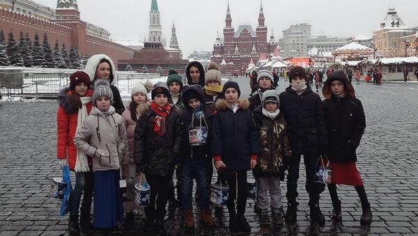 Дети из Абхазии на елке в Кремле - Sputnik Абхазия