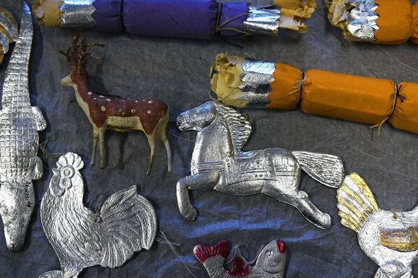 Новогодние игрушки из коллекции Музея Москвы - Sputnik Абхазия