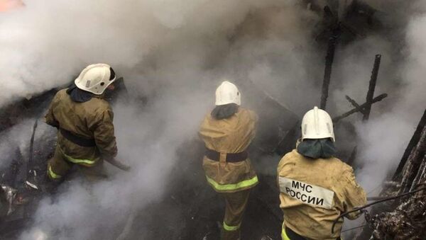 Возгорание в доме на улице 16 Марта в Гагре - Sputnik Аҧсны
