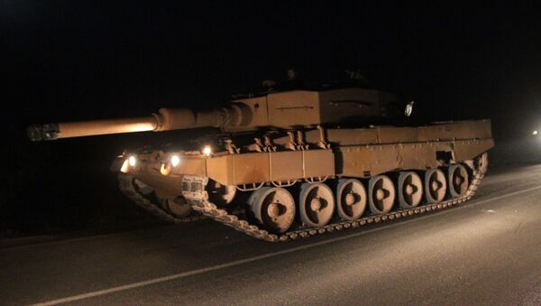 Турецкий танк в Сирии. Архивное фото - Sputnik Абхазия
