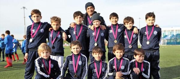 Спортсмены ФК Динамо 2009 года рождения Спортсмены ФК Динамо 2009 года рождения - Sputnik Абхазия