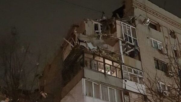 На месте взрыва бытового газа в городе Шахты Ростовской области - Sputnik Абхазия