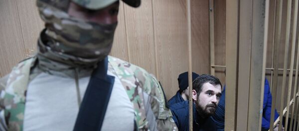 Рассмотрение ходатайства следствия о продлении срока ареста украинским морякам Рассмотрение ходатайства следствия о продлении срока ареста украинским морякам - Sputnik Абхазия