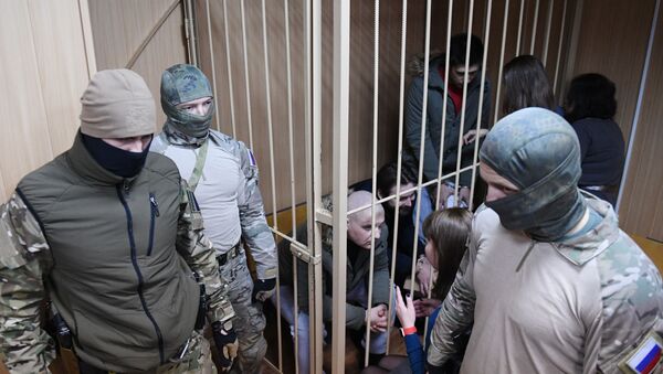 Рассмотрение ходатайства следствия о продлении срока ареста украинским морякам - Sputnik Абхазия