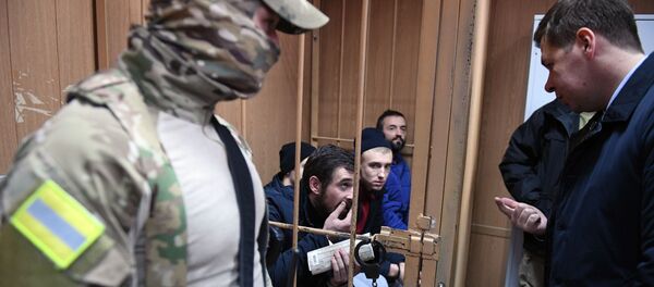 Рассмотрение ходатайства следствия о продлении срока ареста украинским морякам Рассмотрение ходатайства следствия о продлении срока ареста украинским морякам - Sputnik Аҧсны