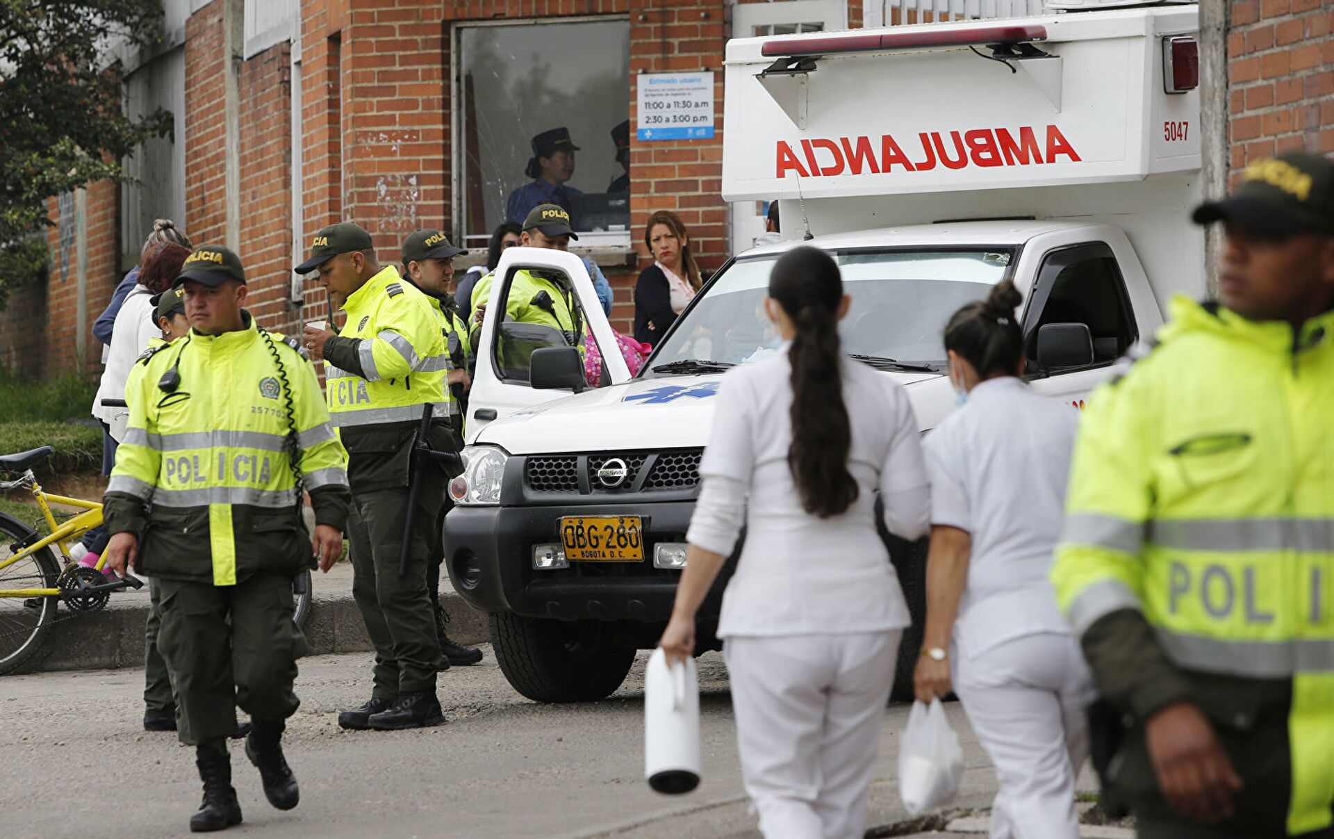 В столице Колумбии взрыв полицейского