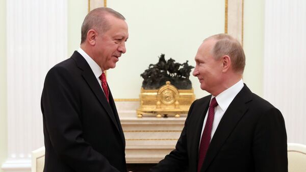 Ердогани Путини Идлиб аҭагылазаашьа иалацәажәеит - Sputnik Аҧсны
