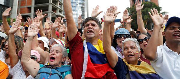 Митинги оппозиции в Венесуэле, 23 января 2019 Митинги оппозиции в Венесуэле, 23 января 2019 - Sputnik Абхазия
