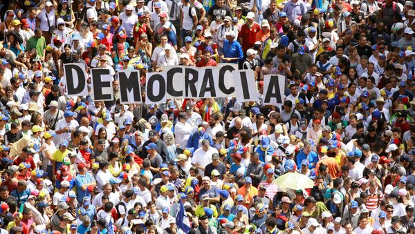 Митинг оппозиции в Венесуэле, 23 января 2019 - Sputnik Абхазия