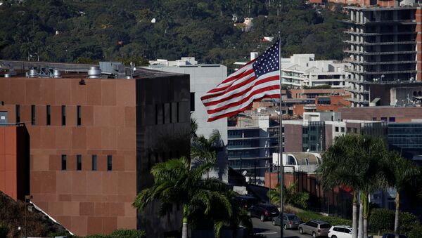 Вид на посольство США в Каракасе, 24 января 2019 - Sputnik Абхазия