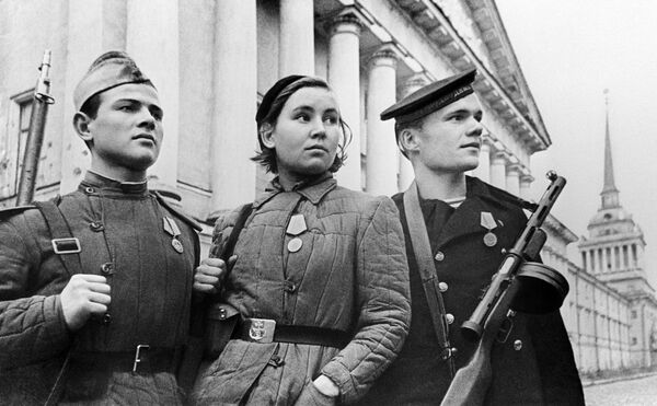 Защитники Ленинграда во время блокады - Sputnik Абхазия
