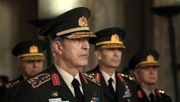 Глава Генштаба Турции генерал Хулуси Акар. Архивное фото - Sputnik Аҧсны