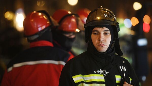 Пожар в жилом доме в центре Москвы - Sputnik Абхазия