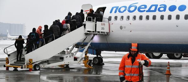 Новый борт Boeing 737-800 авиакомпании Победа Новый борт Boeing 737-800 авиакомпании Победа - Sputnik Абхазия