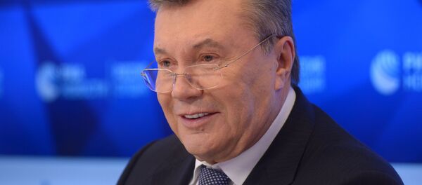 Пресс-конференция экс-президента Украины В. Януковича Пресс-конференция экс-президента Украины В. Януковича - Sputnik Абхазия