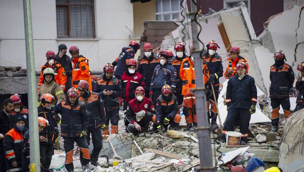 Обрушение дома в Стамбуле - Sputnik Абхазия