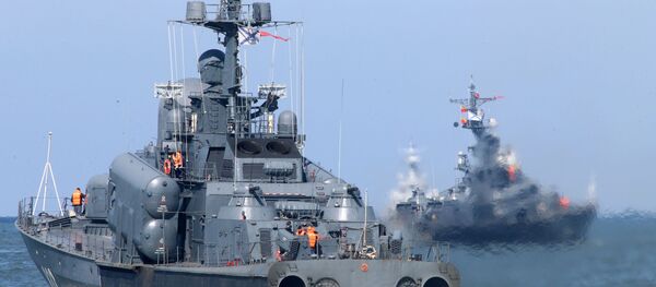 Выход кораблей Балтийского флота в море в рамках учений Запад-2017 Выход кораблей Балтийского флота в море в рамках учений Запад-2017 - Sputnik Абхазия