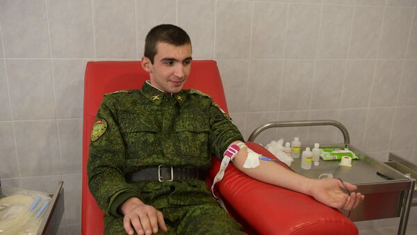 Благотворительная акция по сдаче крови - Sputnik Абхазия