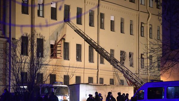 Обрушение плит перекрытия в здании Санкт-Петербургского НИУ ИТМО - Sputnik Абхазия