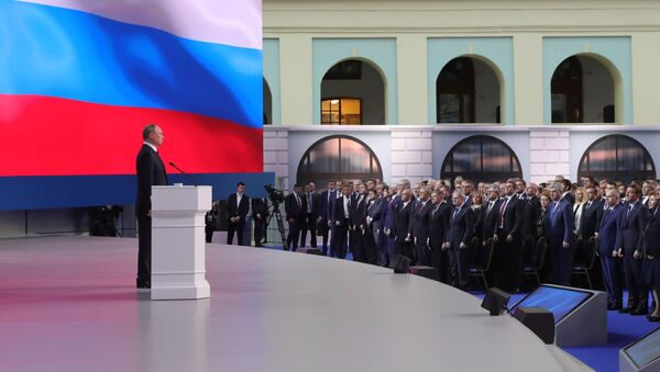 Ежегодное послание президента РФ В. Путина Федеральному Собранию - Sputnik Абхазия