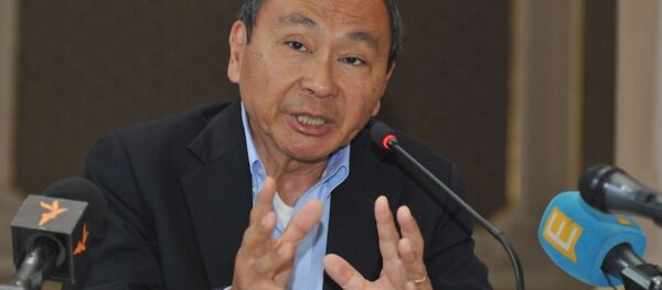 Американский философ, политолог, политический экономист Фрэнсис Фукуяма во время пресс-конференции во Львове. - Sputnik Абхазия