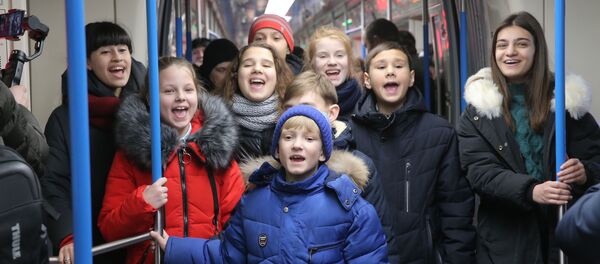 Валериа Адлеиаԥҳа аметро аҿы афлешмоб лхы алалырхәит Валериа Адлеиаԥҳа аметро аҿы афлешмоб лхы алалырхәит - Sputnik Аҧсны