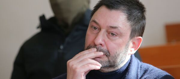 Рассмотрение дела журналиста К. Вышинского в Херсонском суде Рассмотрение дела журналиста К. Вышинского в Херсонском суде - Sputnik Абхазия