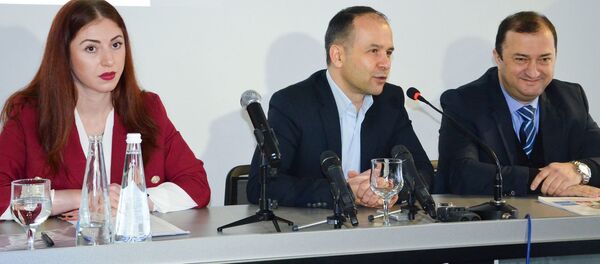 Пресс-конференция фонда Апсны Пресс-конференция фонда Апсны - Sputnik Абхазия