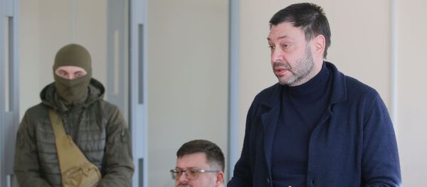 Рассмотрение дела журналиста К. Вышинского в Херсонском суде Рассмотрение дела журналиста К. Вышинского в Херсонском суде - Sputnik Абхазия