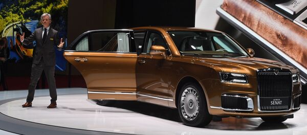 Премьера автомобиля Aurus на Женевском автосалоне Премьера автомобиля Aurus на Женевском автосалоне - Sputnik Абхазия