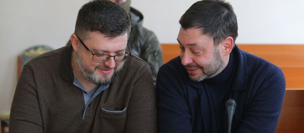 Рассмотрение дела журналиста К. Вышинского в Херсонском суде - Sputnik Абхазия