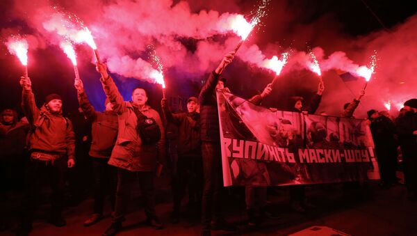 Акция в Киеве против полицейского произвола - Sputnik Абхазия
