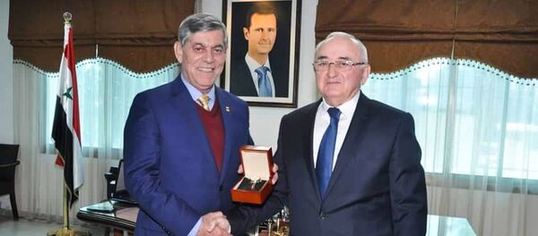 Абхазская делегация в Сирии  - Sputnik Абхазия