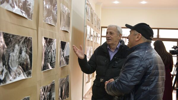 Выставка посвященная Отечественной войне народа Абхазии 1992-1993 годов - Sputnik Абхазия