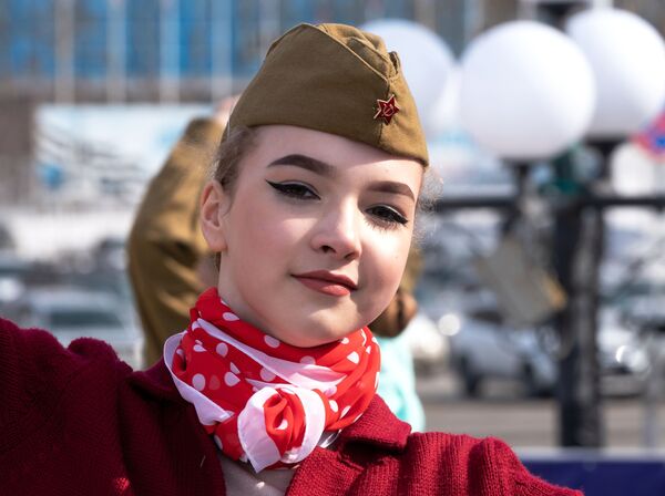 Участница фестиваля Крымская весна в Петропавловске-Камчатском - Sputnik Абхазия