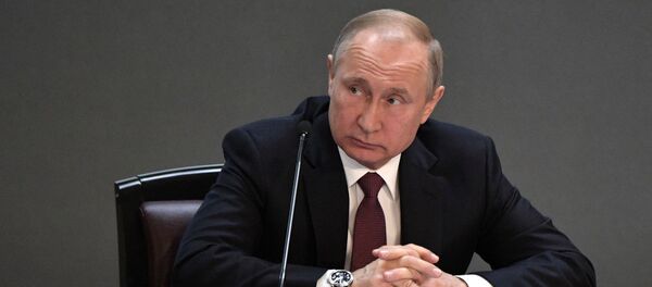 Президент РФ В. Путин принял участие в заседании коллегии МВД РФ - Sputnik Абхазия