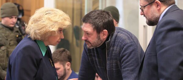 Заседание суда по делу журналиста К. Вышинского в Киеве Заседание суда по делу журналиста К. Вышинского в Киеве - Sputnik Абхазия