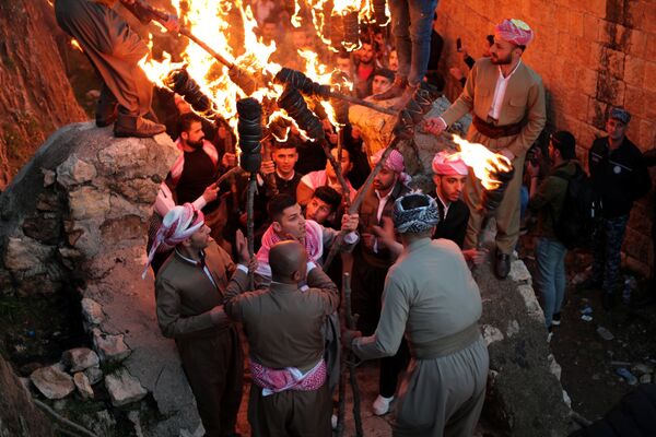 Курды во время празднования Новруза в Ираке  - Sputnik Абхазия