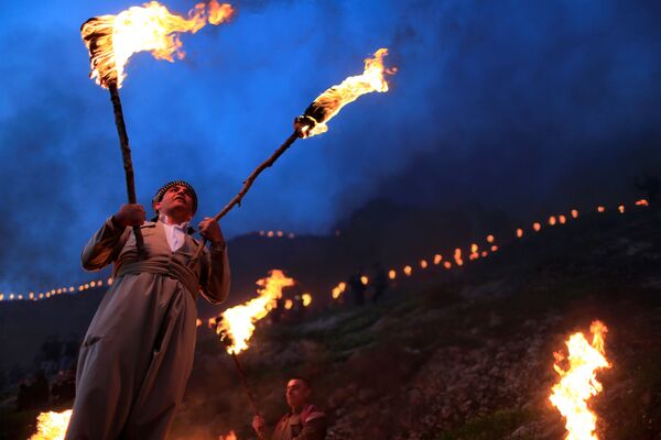 Курды во время празднования Новруза в Ираке  - Sputnik Абхазия