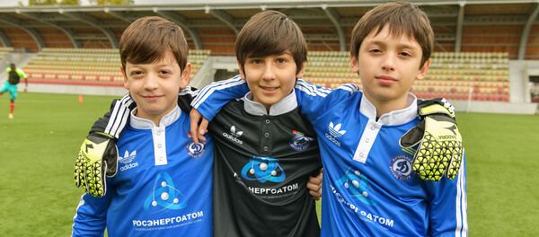 Детская футбольная команда Динамо Сухум Детская футбольная команда Динамо Сухум - Sputnik Абхазия