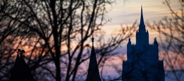 Вид на здание Министерства иностранных дел России Вид на здание Министерства иностранных дел России - Sputnik Абхазия