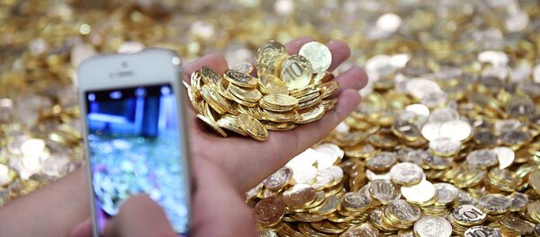 Десятирублевые монеты Десятирублевые монеты - Sputnik Абхазия