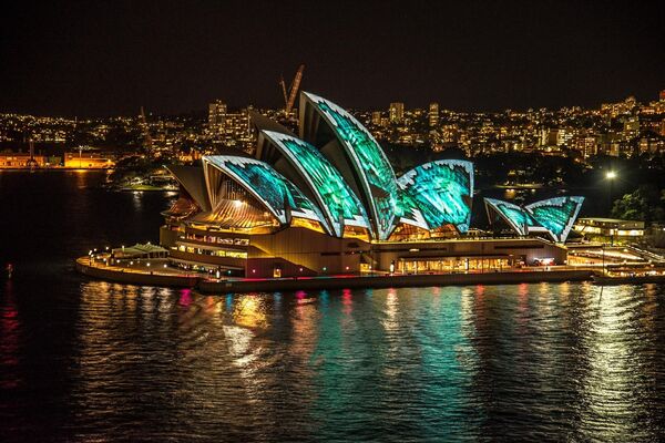 Вид на Сиднейский оперный театр в Австралии - Sputnik Абхазия