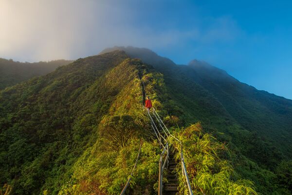 Лестница Хайку на Гавайях, США - Sputnik Абхазия