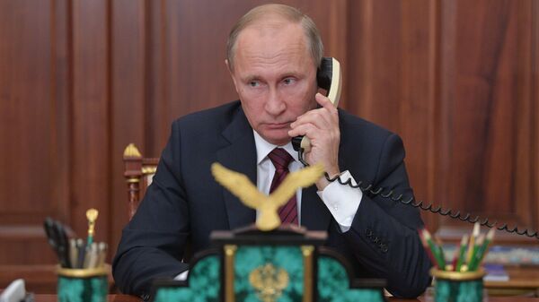 Президент РФ В. Путин провел телефонный разговор с главами ДНР А. Захарченко и ЛНР И. Плотницким - Sputnik Аҧсны
