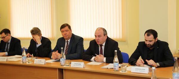 Аԥсни Краснодартәи атәылаҿацәи рҟны агәабзиарахьчара аминистррақәа еиҳа еинырларц Аԥсни Краснодартәи атәылаҿацәи рҟны агәабзиарахьчара аминистррақәа еиҳа еинырларц - Sputnik Аҧсны