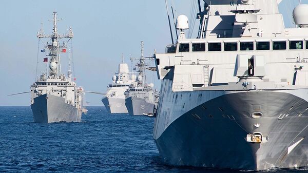 Корабли НАТО на учениях в Черное море. Архивное фото - Sputnik Абхазия