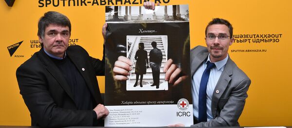 Пресс-конференция по итогам деятельности Международного Комитета Красного Креста в Абхазии - Sputnik Абхазия