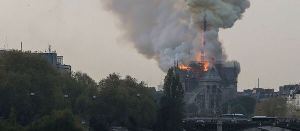 Горящий собор Парижской Богоматери - Sputnik Абхазия